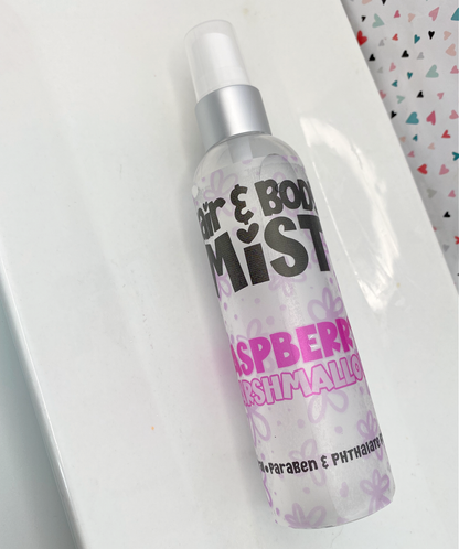 The Little Bubble - Raspberry Marshmallow Hair & Body Mist 