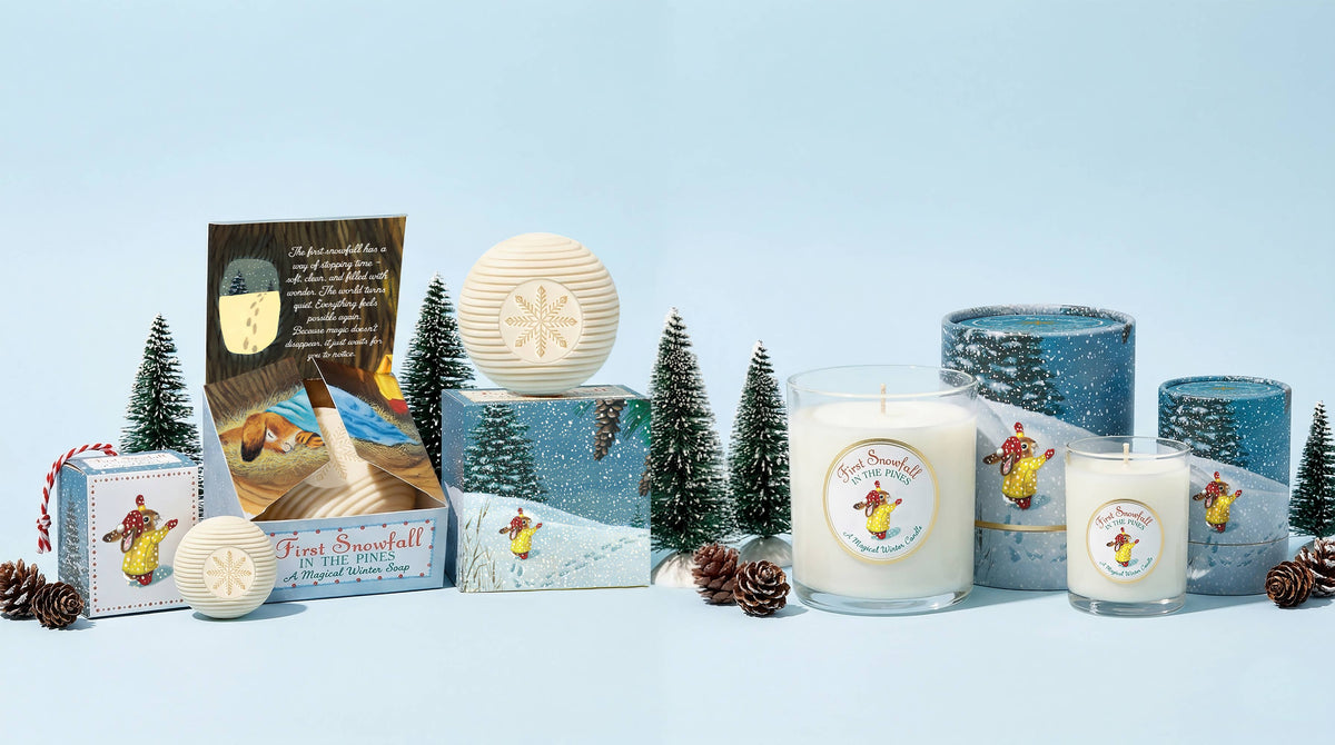 Kalastyle Soap Co. - First Snowfall 10 oz Soy Candle - Limited Edition Richard Scarry x Kalastyle Soap Co.