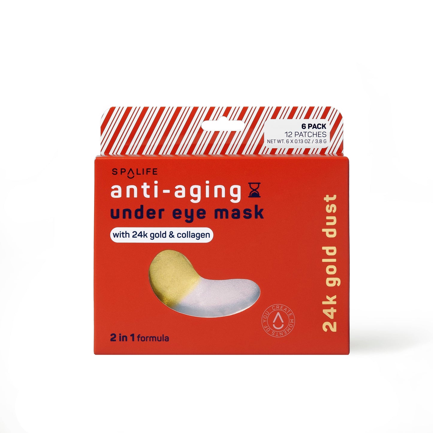 My Spa Life - Christmas Holiday Candy Striped Anti-Aging Undereye Masks