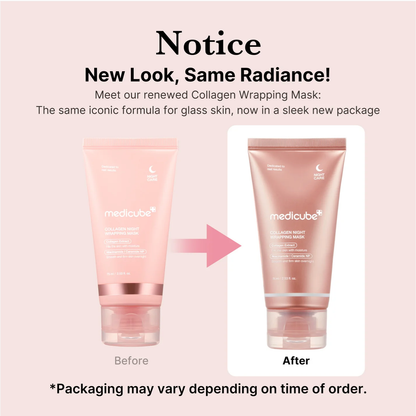 MEDICUBE - Collagen Overnight Wrapping Peel Off Facial Mask 75ml