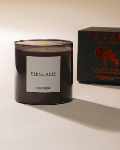 Poured New York - Feral Grey | Poured New York: 10 OZ Soy Wax Candle