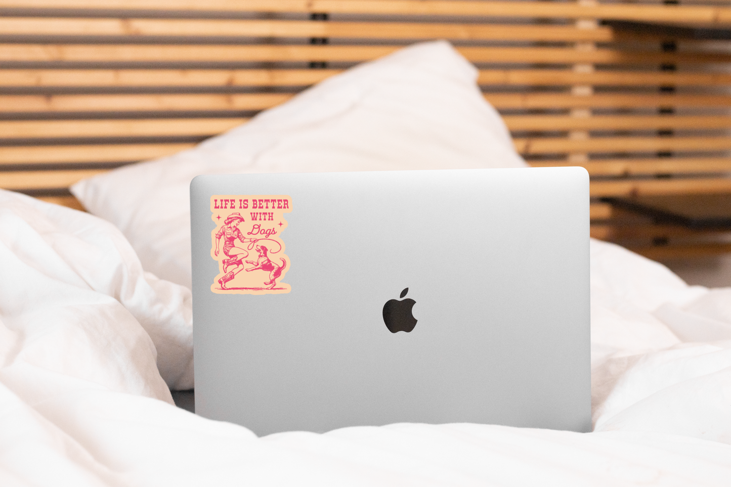Yarnival - Life is Better with Dogs Sticker