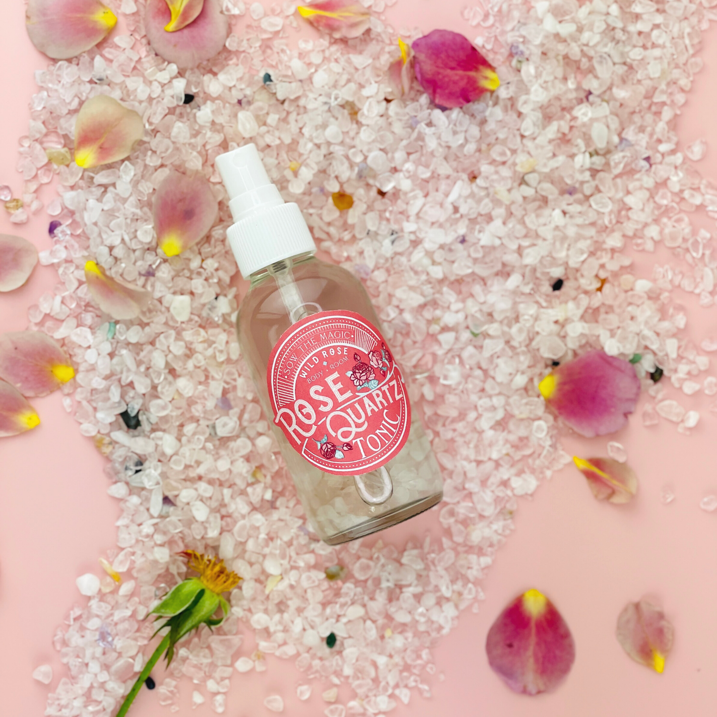 Sow the Magic - Gem Infused Rose Quartz Body + Room Tonic