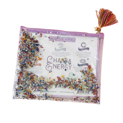 Chakra Energy Gemstone Cosmetic Bag