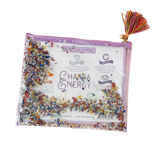 Chakra Energy Gemstone Cosmetic Bag