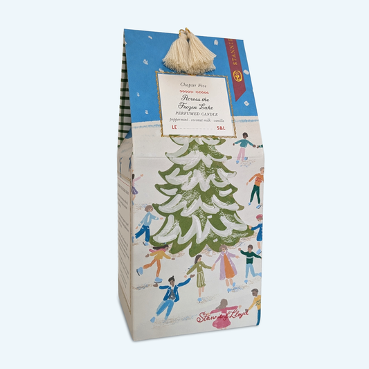 Stannie & Lloyd - Holiday Storybook Candle - Across the Lake