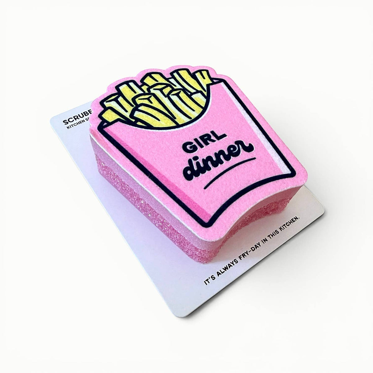 Wine Wash Co. - Girl Dinner French Fries Scrubbly™ Sponge