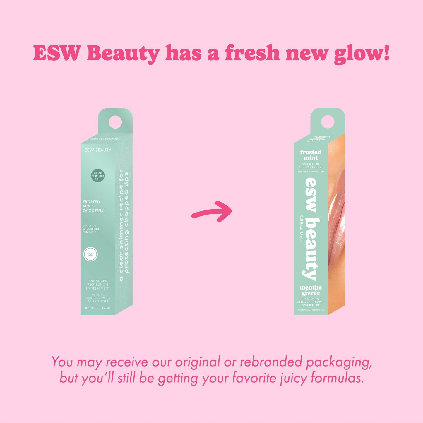 ESW Beauty - Frosted Mint Smoothie Enhanced Protection Lip Treatment