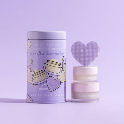 NCLA Beauty- Birthday Cake Lip Care Set + Lip Scrubber