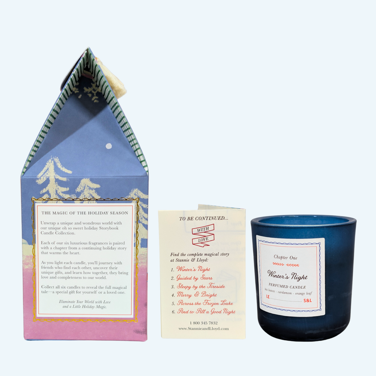 Stannie & Lloyd - Holiday Storybook Candle - Winter's Night