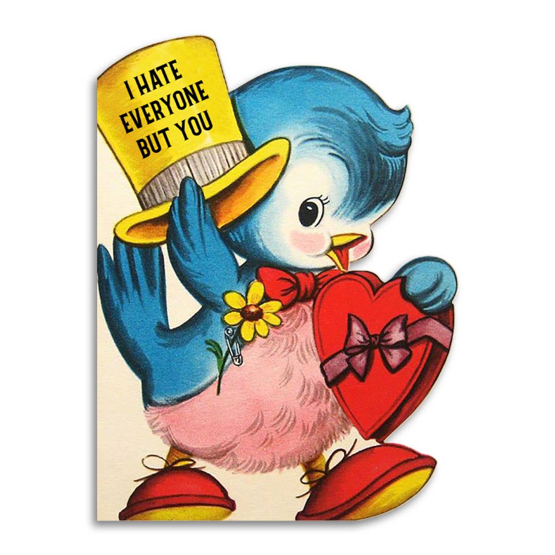 Bad Betty Greeting Co. - I Hate Everyone but You - Funny Love and Friendship Card