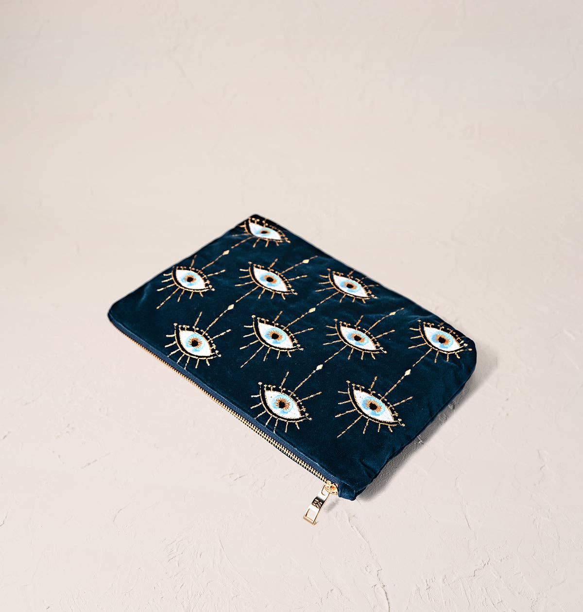 Elizabeth Scarlett- Mystical Eye Everyday Pouch: Ink Blue