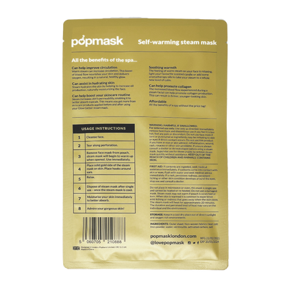 Glow Getter Self-warming Full Face Steam Masks