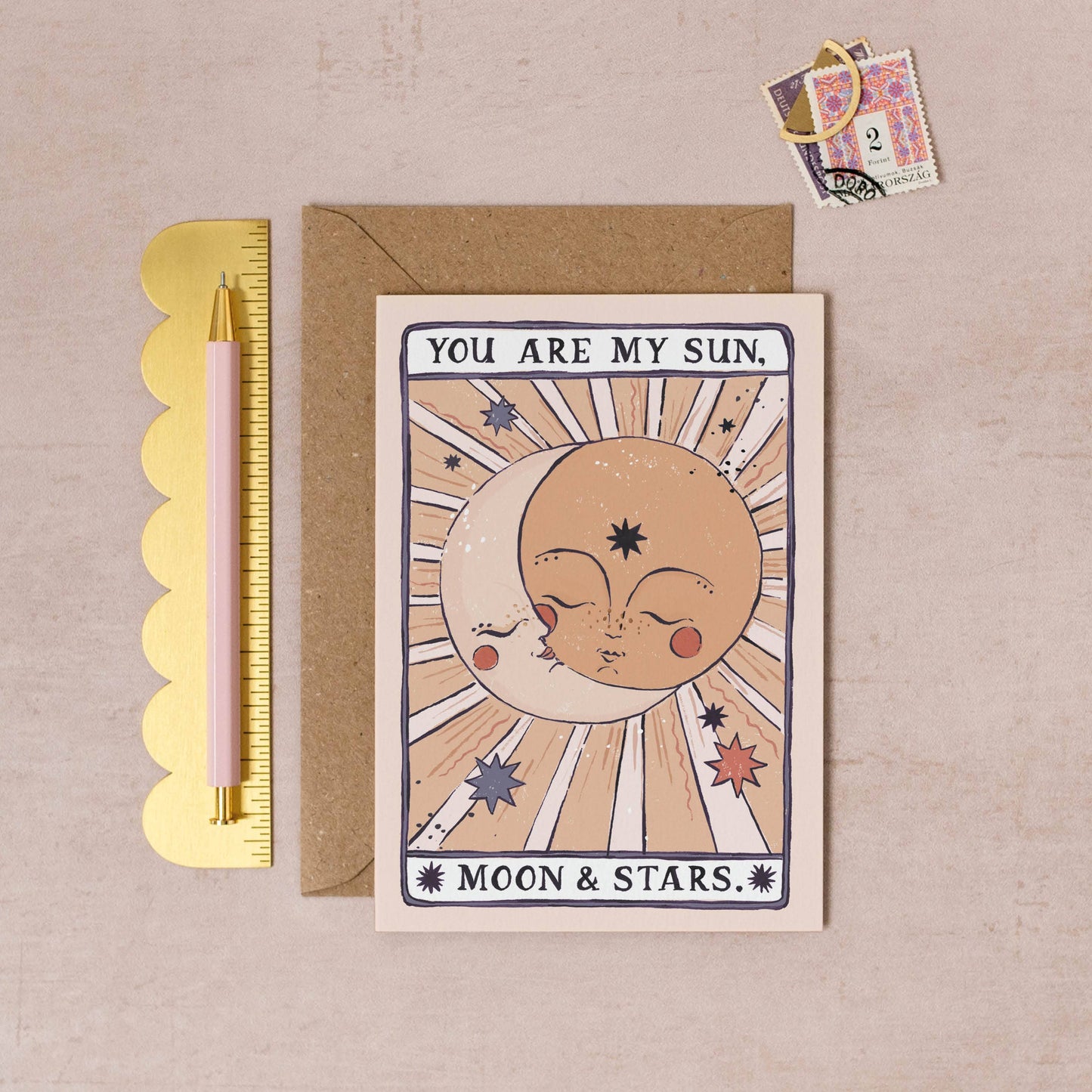 Sister Paper Co. - Sun, Moon & Stars Card | Love Card | Anniversary Cards