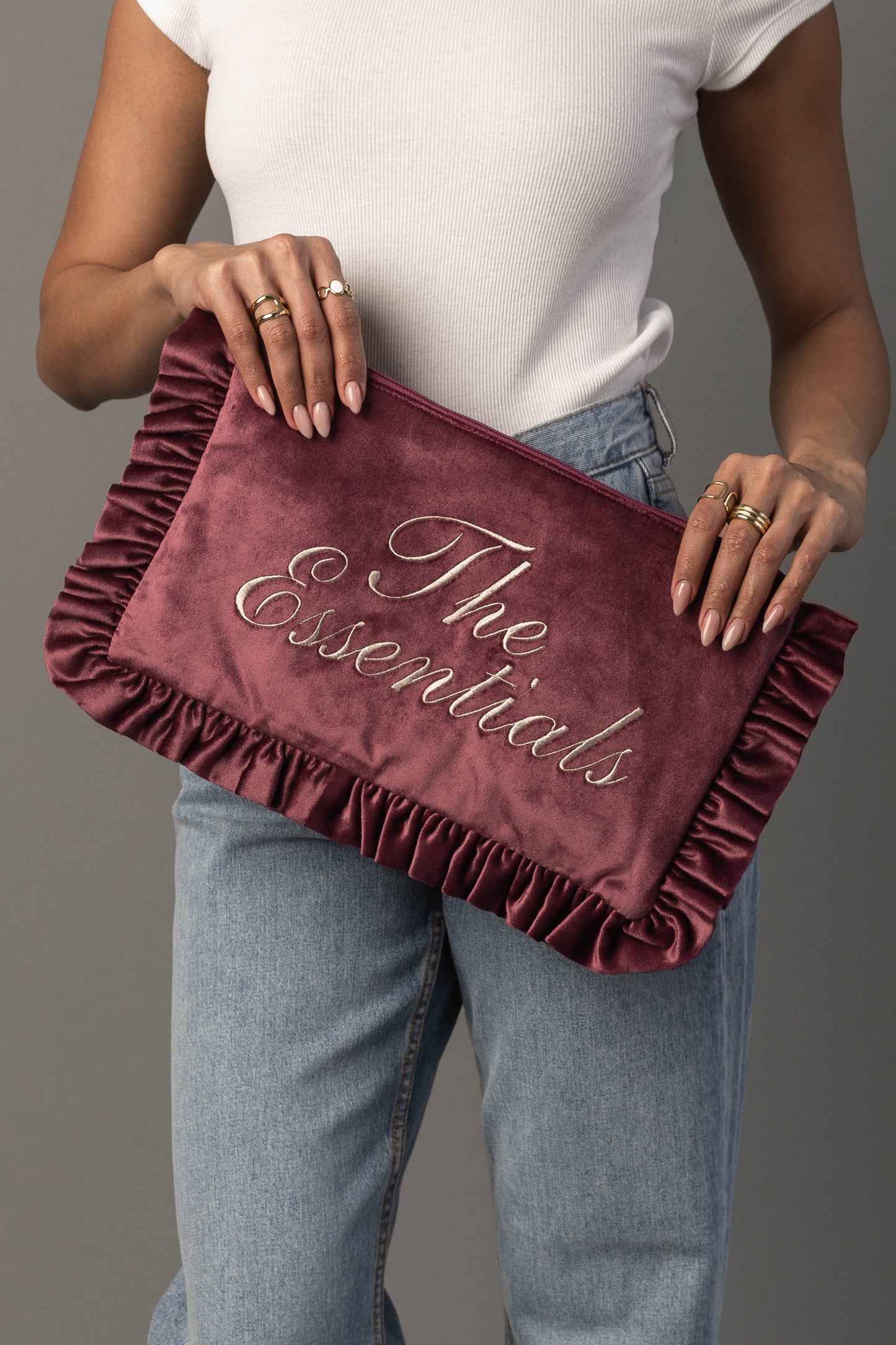 Panache Apparel Co. - The Essentials Ruffle Travel Pouch
