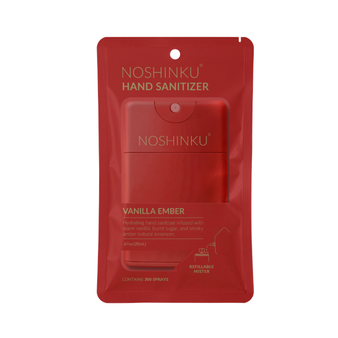 Noshinku - Limited Edition Refillable Vanilla Ember Hand Sanitizer