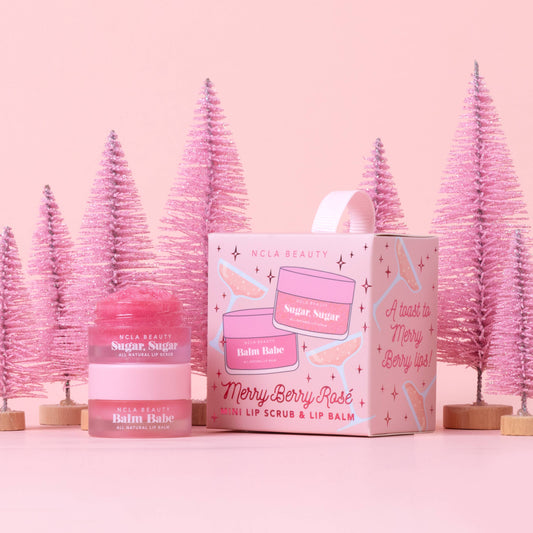 NCLA Beauty - Merry Berry Rose Lip Treatment Holiday Ornament Gift Set