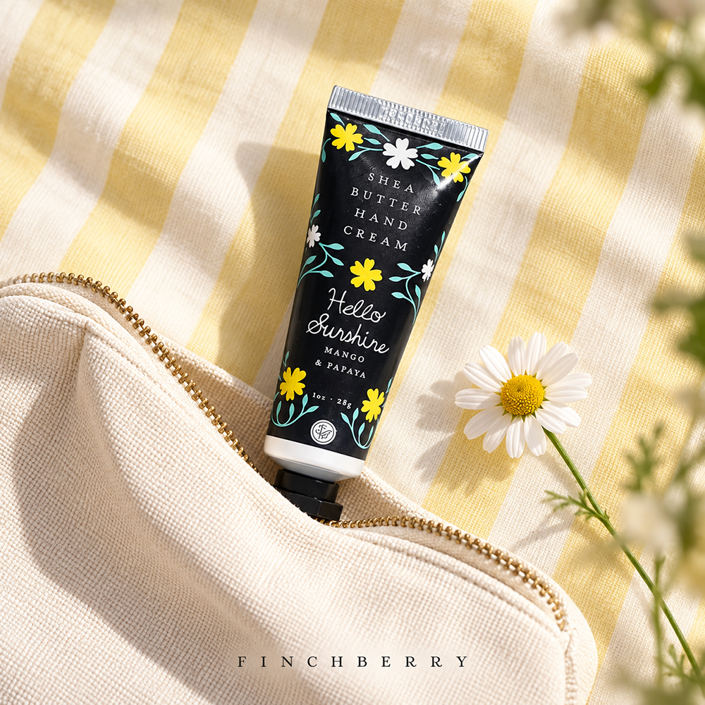 FinchBerry - Hello Sunshine Moisturizing & Hydrating Travel Hand Cream