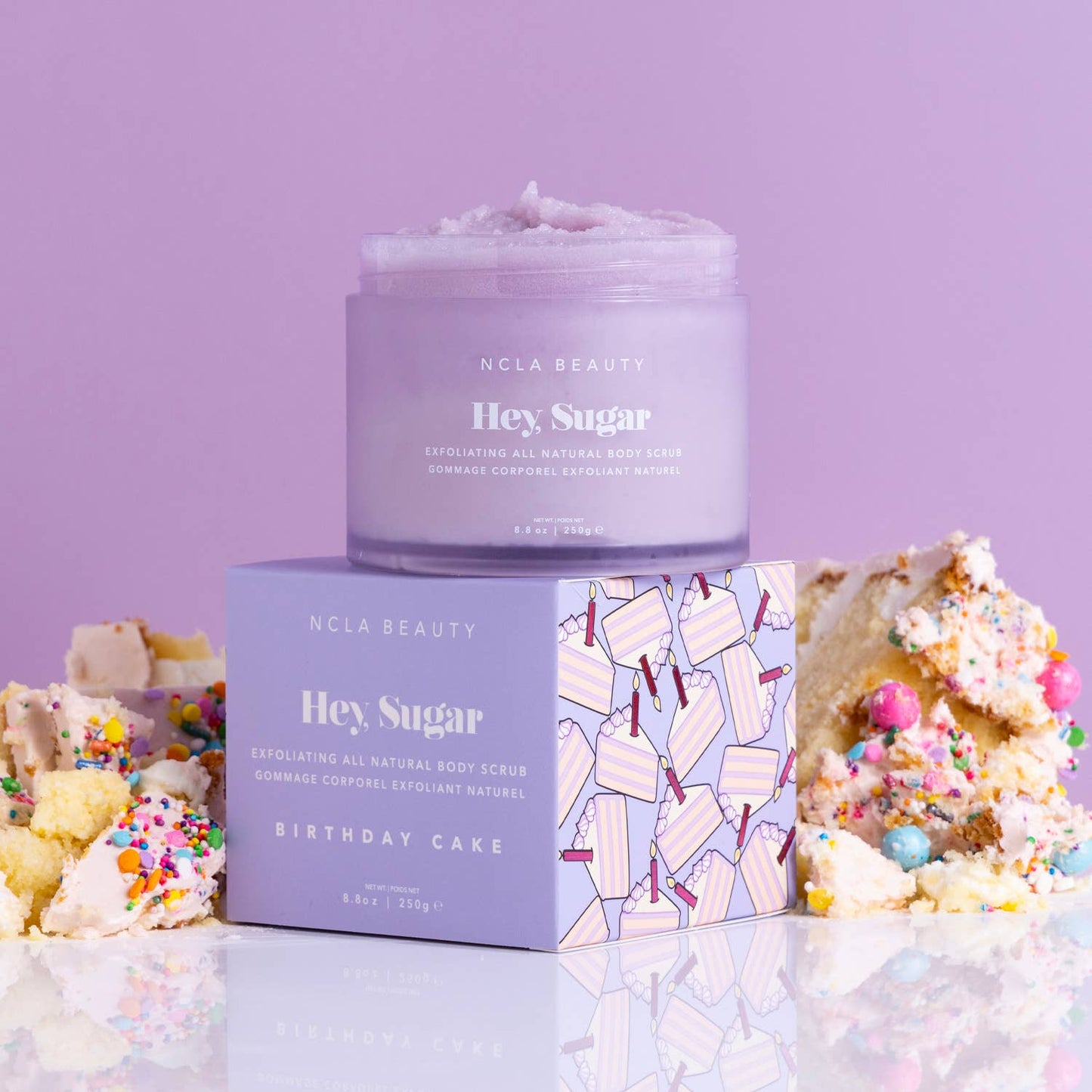 NCLA Beauty- Hey, Sugar All Natural Body Scrub - Birthday Cake