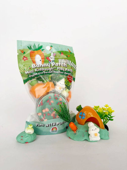 Earth Grown KidDoughs (KidDoughs by EGKD) - Bunny Patch Mini Play Pack