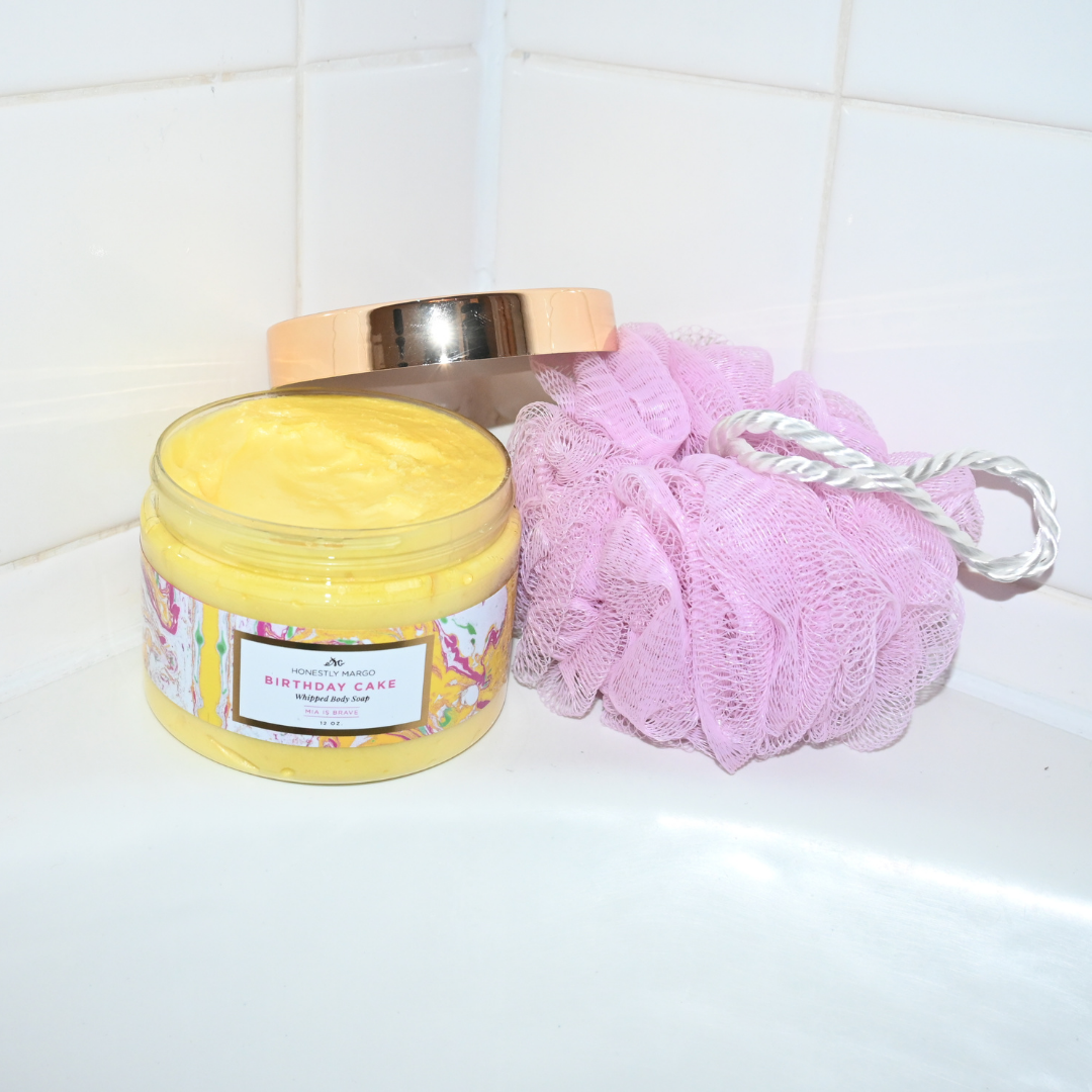 Honestly Margo- Birthday Cake Whipped Body Soap