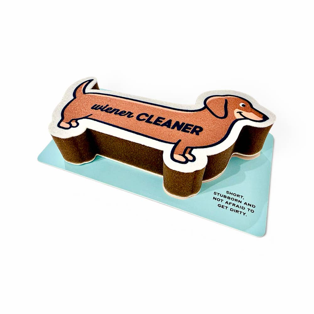 Wine Wash Co. - Scrubbly Sponge - Wiener Cleaner Dachshund