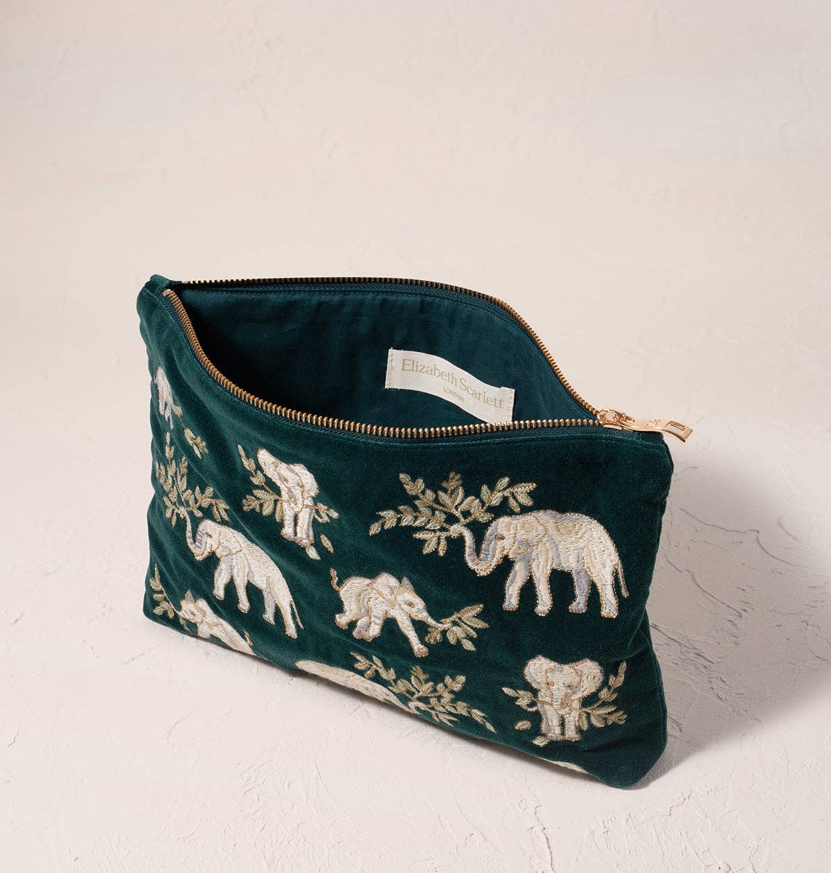 Elizabeth Scarlett- Elephant Herd Everyday Pouch
