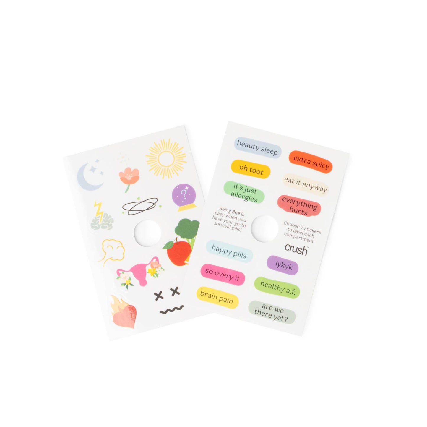 DM Merchandising - Crush Everything's Fine Pill & Vitamin Case