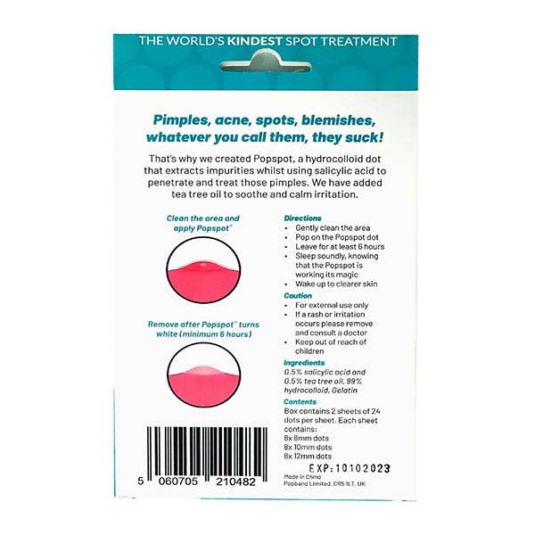 Popmask London - POPSPOT Super Invisible Pimple Patches
