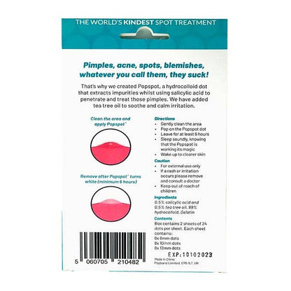 Popmask London - POPSPOT Super Invisible Pimple Patches