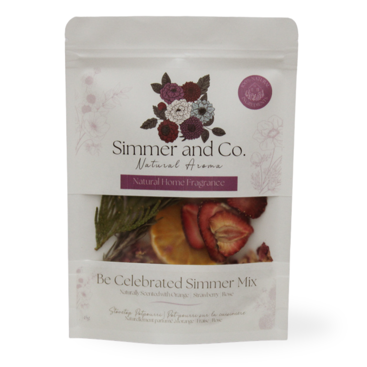 Simmer and Co Natural Aroma - Holiday | Be Celebrated Simmer Pot Mix, Stovetop Potpourri