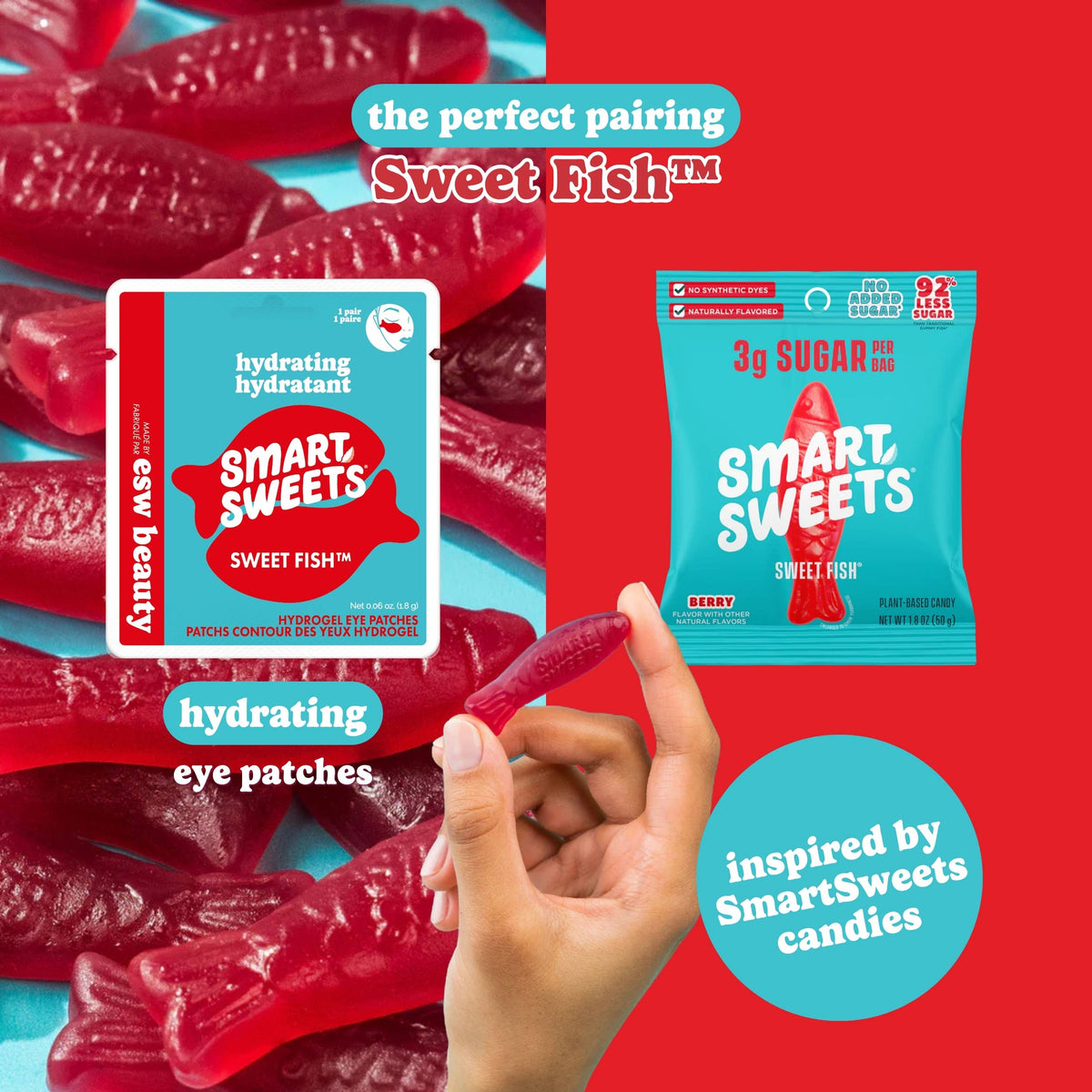 ESW Beauty - ESW x SmartSweets Hydrating Sweet Fish™ Eye Patches: 1 pc