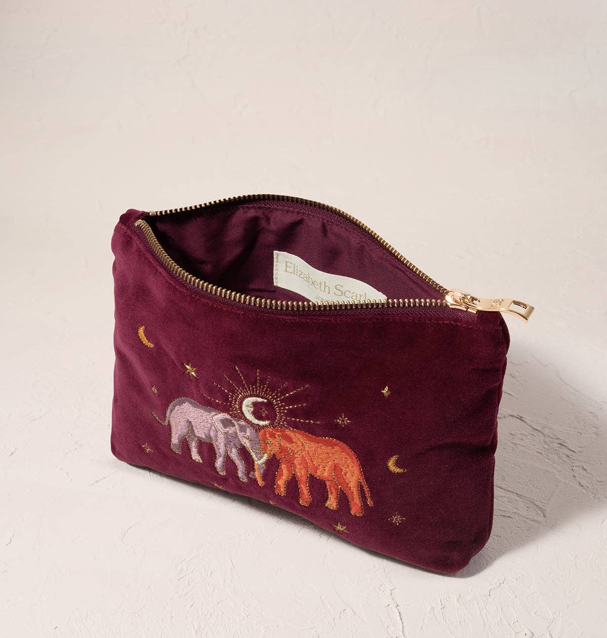 Elizabeth Scarlett- Enchanted Elephant Mini Pouch Ruby