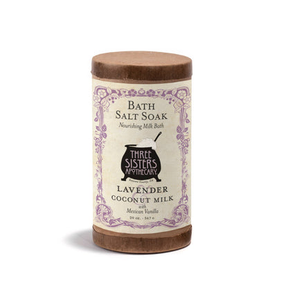 Soap Cauldron - Bath Salt Soak Lavender & Mexican Vanilla: 20 oz.