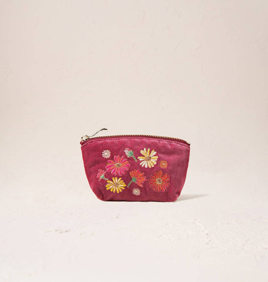 Elizabeth Scarlett- Wildflower Dry Rose Coin Purse