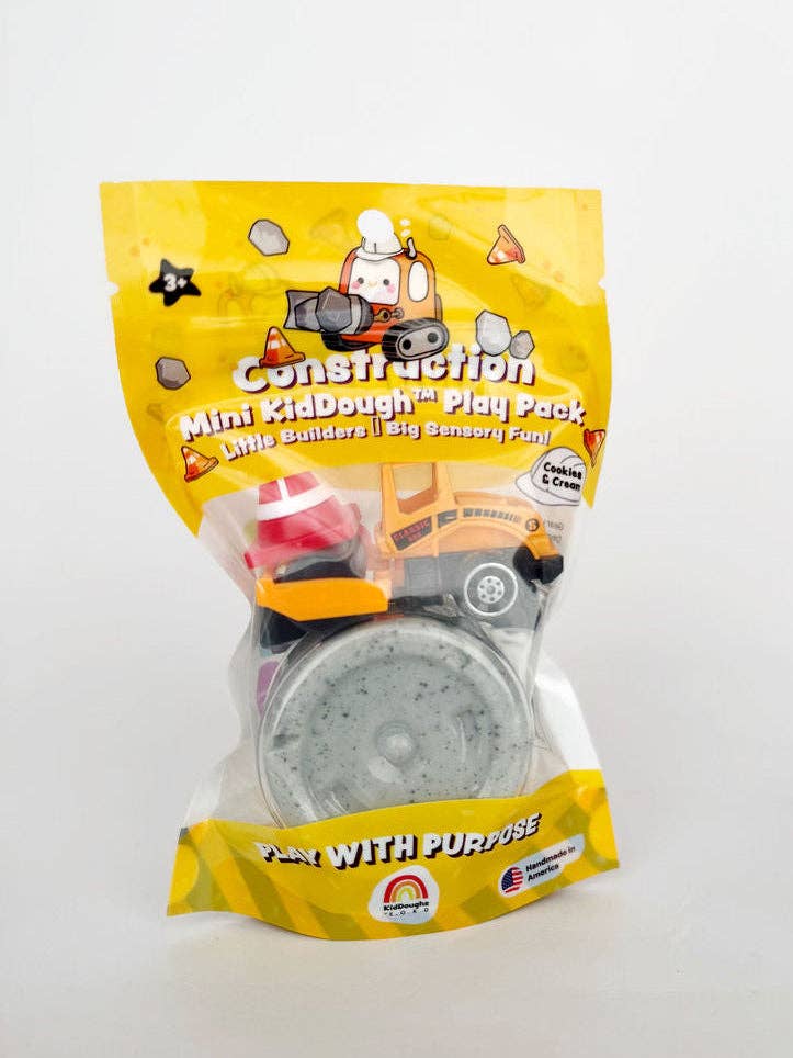 Earth Grown KidDoughs (KidDoughs by EGKD) - Construction Mini Play Pack