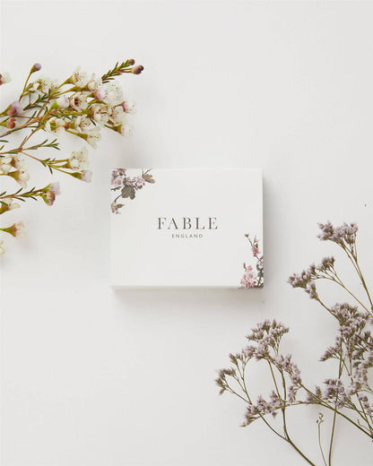 Fable England - Selene Moon Periwinkle Necklace
