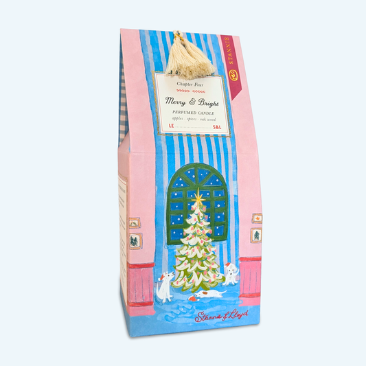 Stannie & Lloyd - Holiday Storybook Candle - Merry & Bright