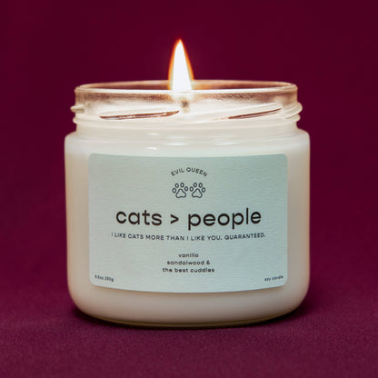 Evil Queen- Cats > People - 100% Soy Candle