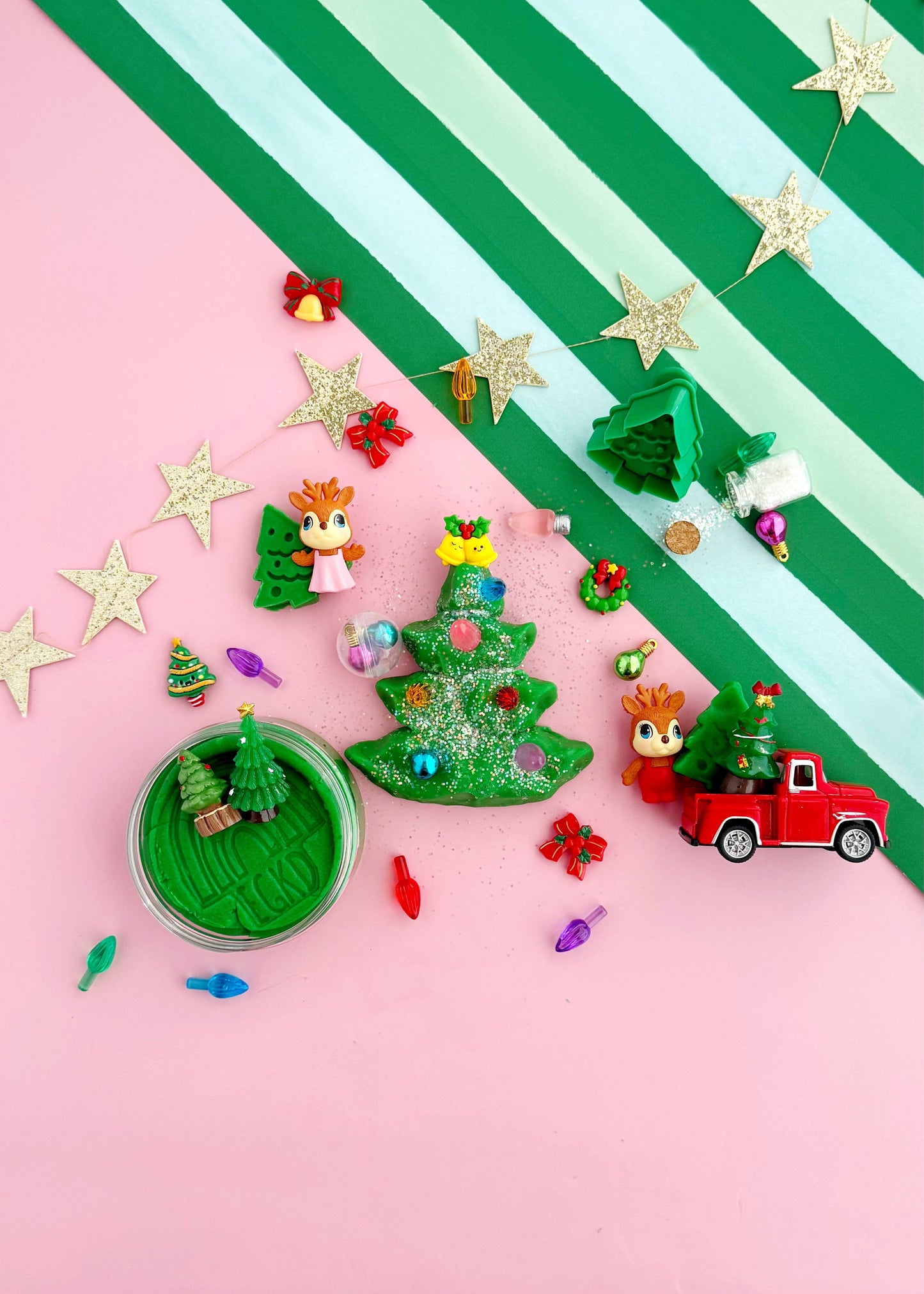 Earth Grown KidDoughs (KidDoughs by EGKD) - Trim a Tree KidDough Play Kit
