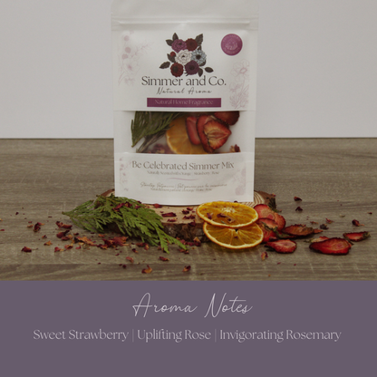 Simmer and Co Natural Aroma - Holiday | Be Celebrated Simmer Pot Mix, Stovetop Potpourri