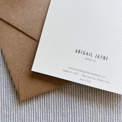 Abigail Jayne Design - Martini Cheers Greeting Card | Cheers Congrats Card