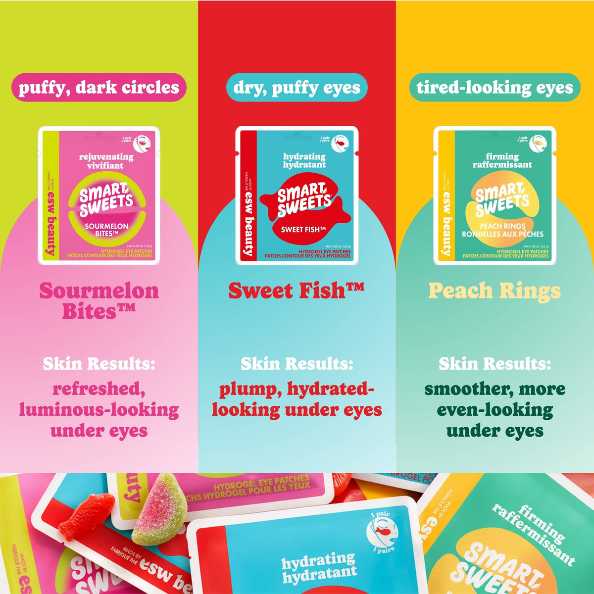 ESW Beauty - ESW x SmartSweets Hydrating Sweet Fish™ Eye Patches: 1 pc