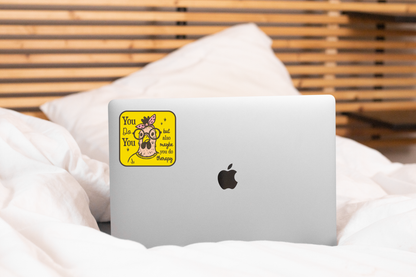 Yarnival - You Do You but Therapy Too Sticker - mental health, chicken