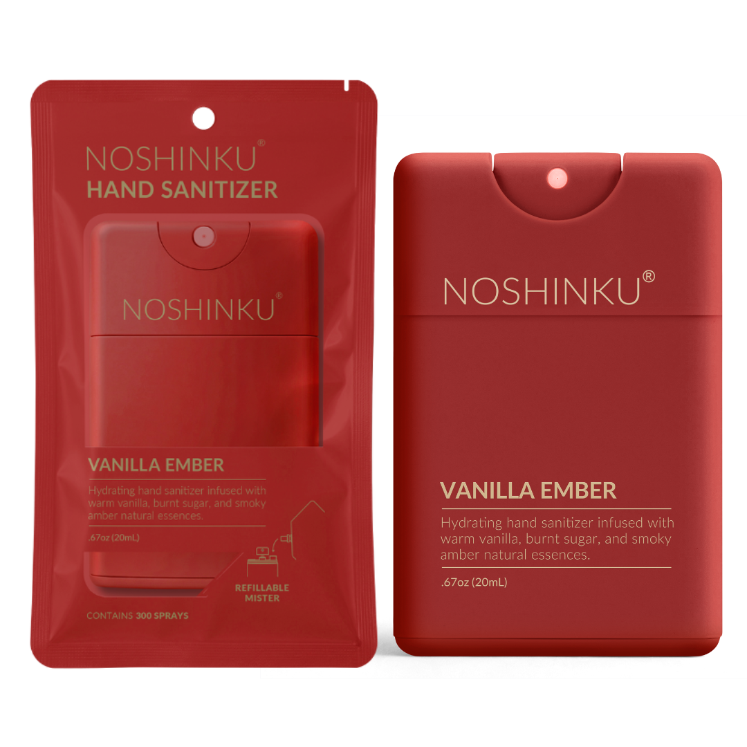 Noshinku - Limited Edition Refillable Vanilla Ember Hand Sanitizer