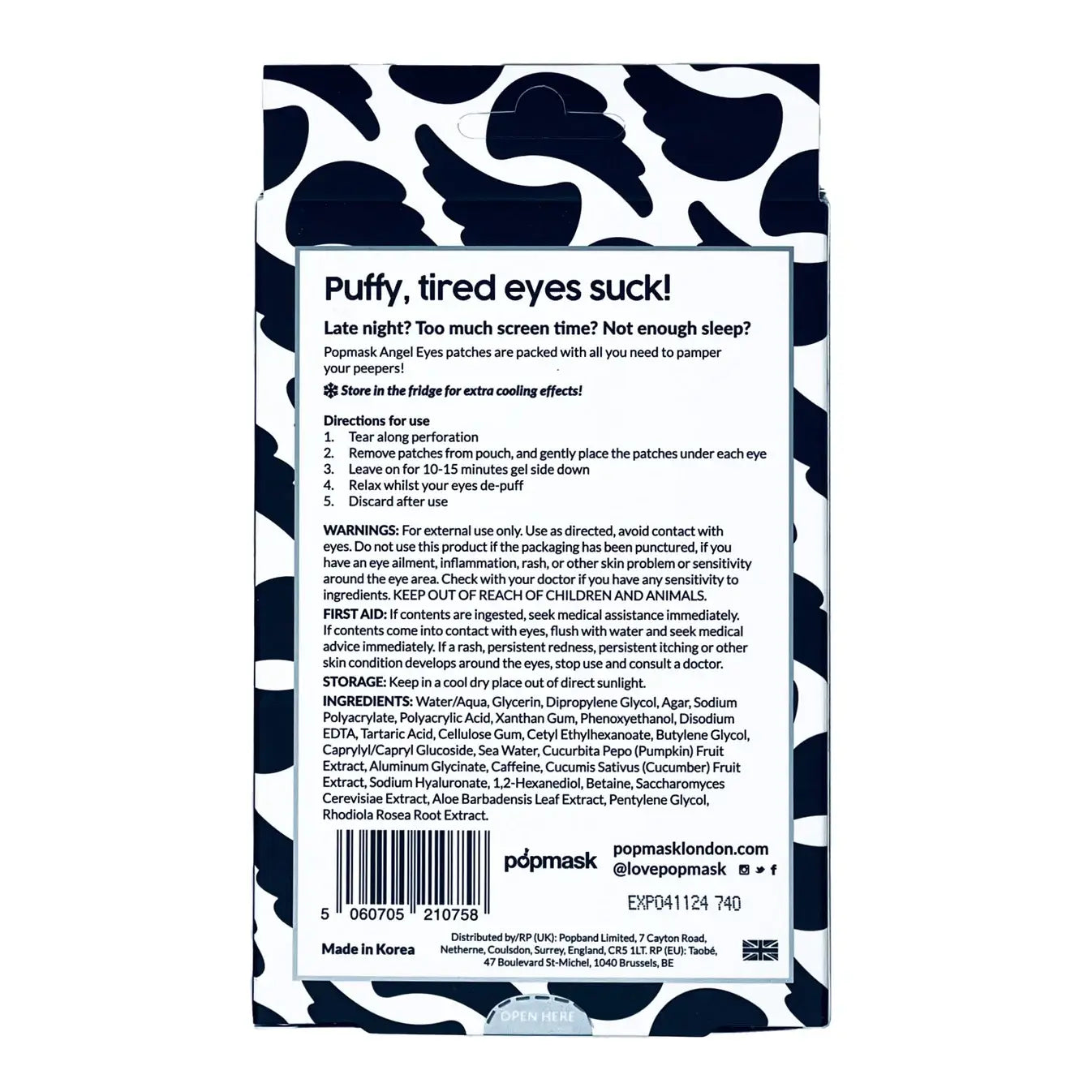 Angel Eyes Hydrogel Under-Eye Patches