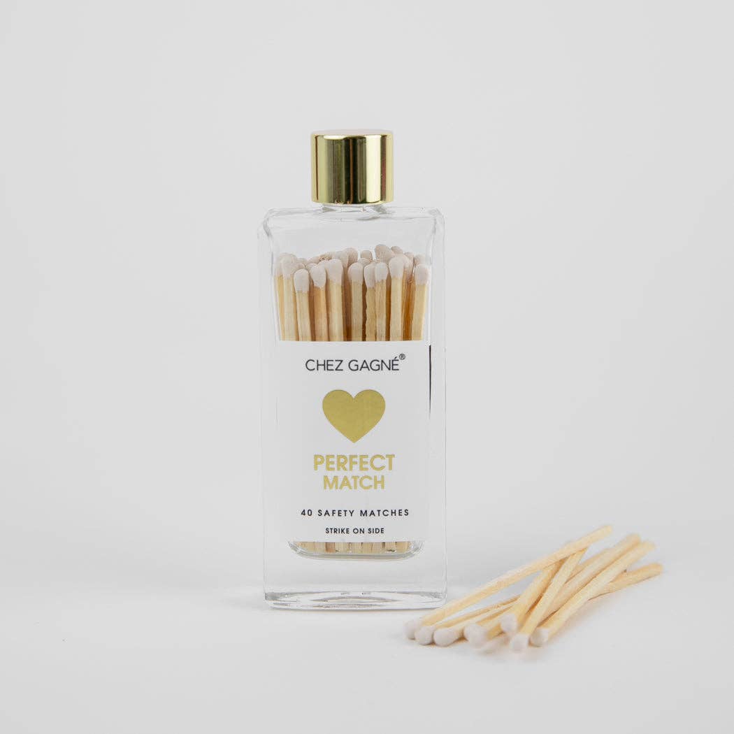Chez Gagné - Perfect Match - Glass Bottle matches