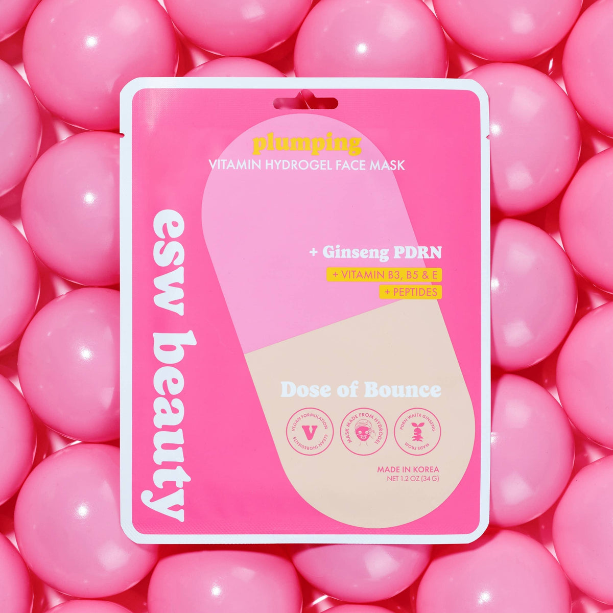 ESW Beauty - Dose of Bounce Plumping Hydrogel PDRN Face Mask: 1 pc