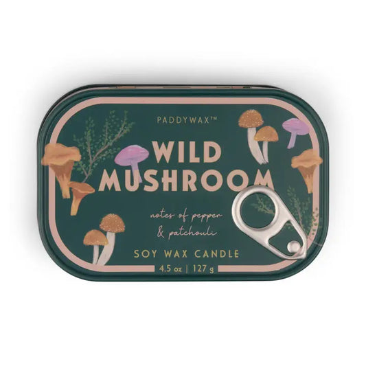 PADDYWAX - Wild Mushroom Tin Candle