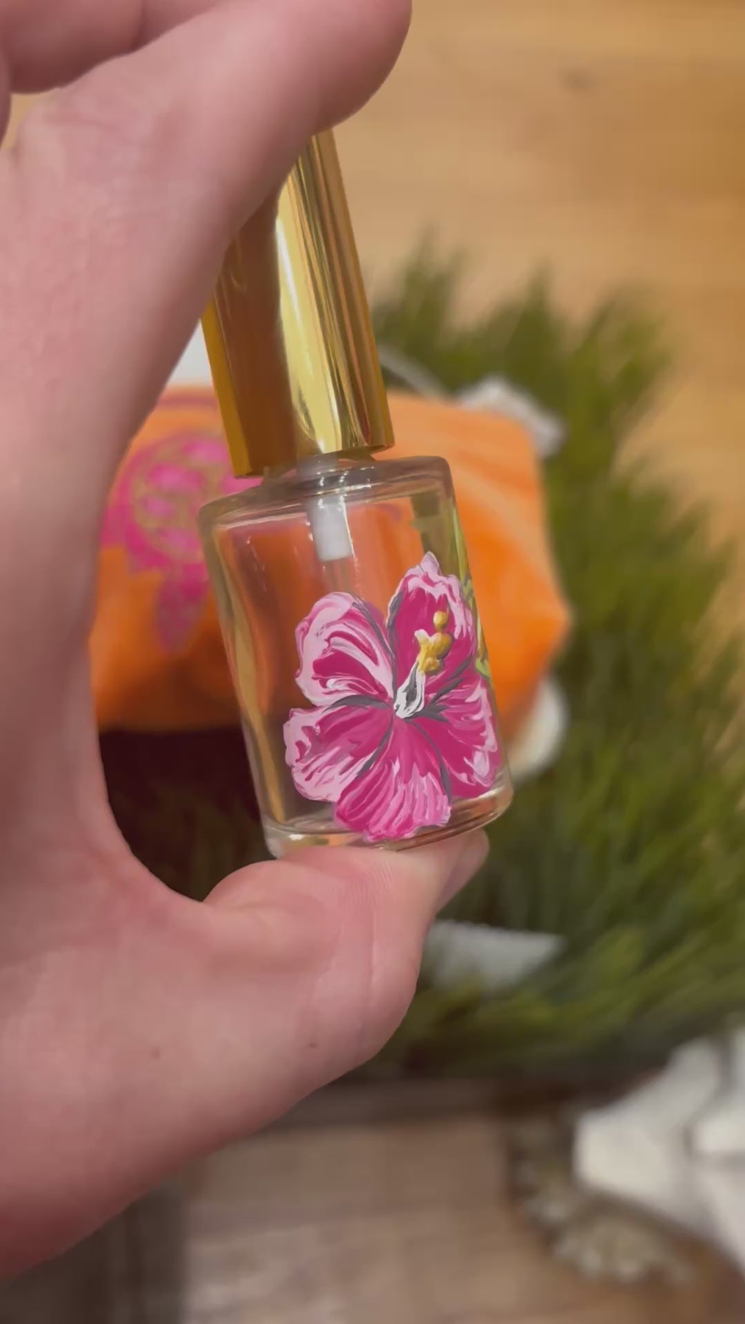 Hand painted 1/2oz edt spray from Scentsational 